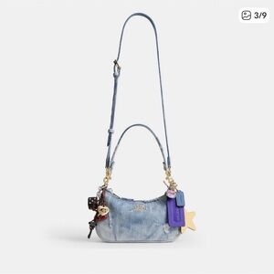 Coach Denim Teri shoulder bag with Charms
**BRAND NEW WITH TAGS!**